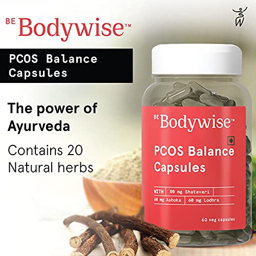 Image of Be Bodywise PCOS Management Kit | PCOS Balance Capsules & PCOS Superfood | 60 Ayurvedic PCOD Medicine Capsules & 15 Inositol Sachets | Helps Manage Irregular Periods and Hormonal Imbalance
