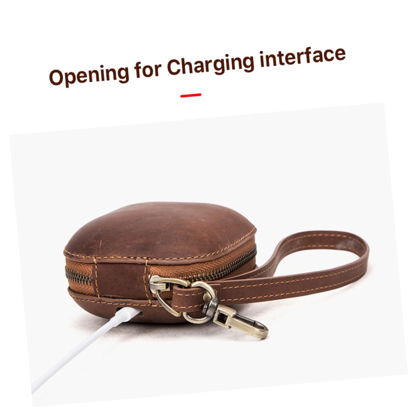 NUOBESTY Estuche Protector para Auriculares Funda De Transporte Compatible Pro Estuche De Cuero para Auriculares para Almacenamiento y Viaje