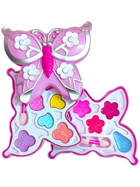 AMANVANI Kids Makeup Kit for Girl (1pcs) Butterfly Shape Toys for Girl Real Washable Makeup Girls Princess Play Make Up Toys, Makeup Set for Age 3+ Year Old Christmas & Birthday Gift (B0DH8CSNQS) Amazon Price History, Amazon Price Tracker