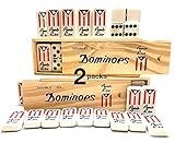 Puerto Rico Dominoes Set Gifts Pack Domino de Puerto Rican Family Game Tiles Boricua PR (PR Classic...