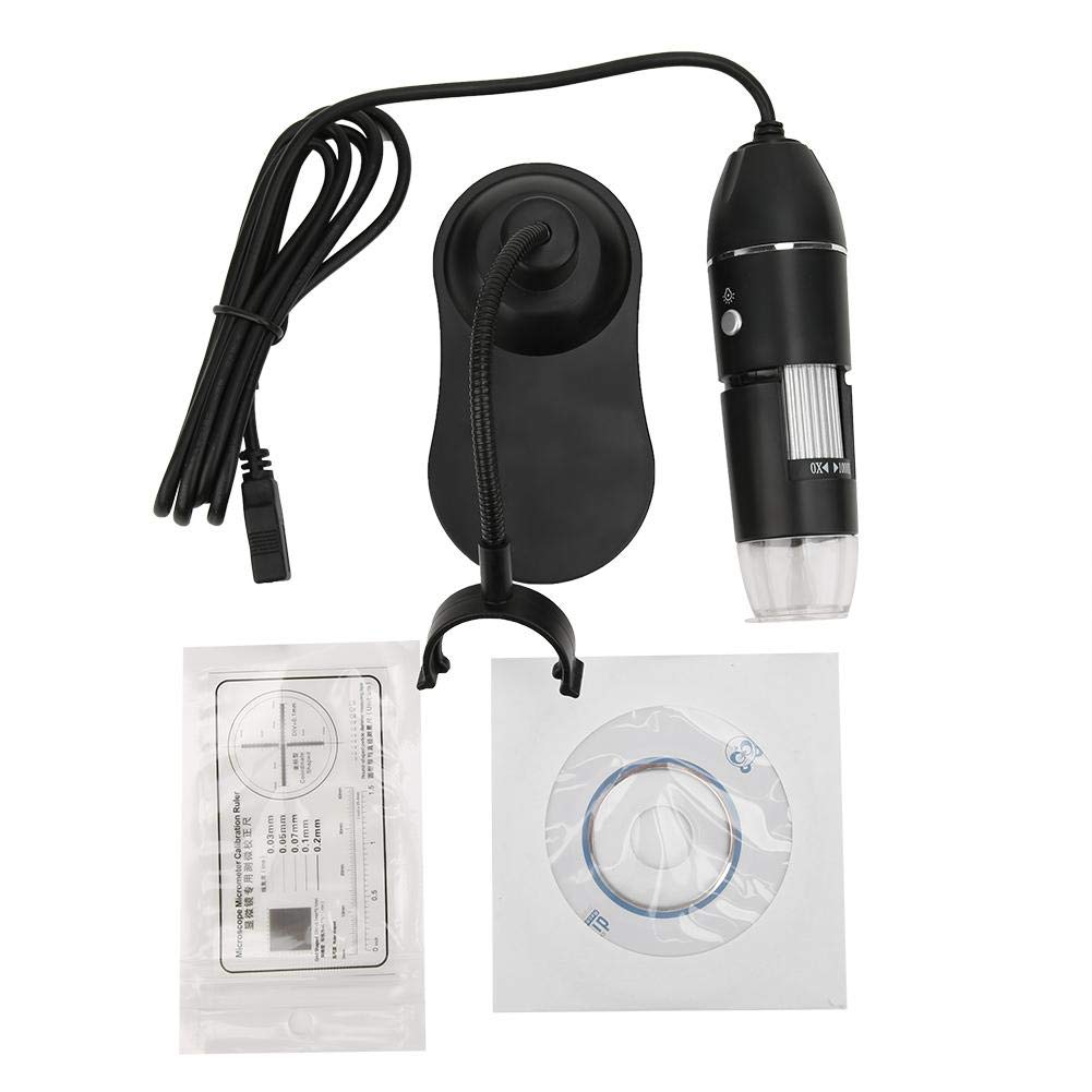 50X-1000X LED Digital Microscope, USB Electronic Microscope with Bracket for-image-26