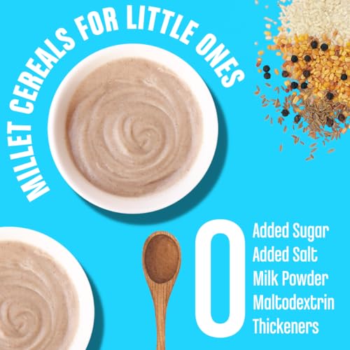 Image of Early Foods - Combo of Porridges (Sprouted Ragi & Carrot, Rice & Moong, Wheat Almond & Date)|Vegan|Ragi malt|Cereals For Kids