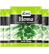 VCare Henna Natural Powder for Hair - 200 gm (Pack of 4) | Natural Conditioning & Anti-Dandruff |...