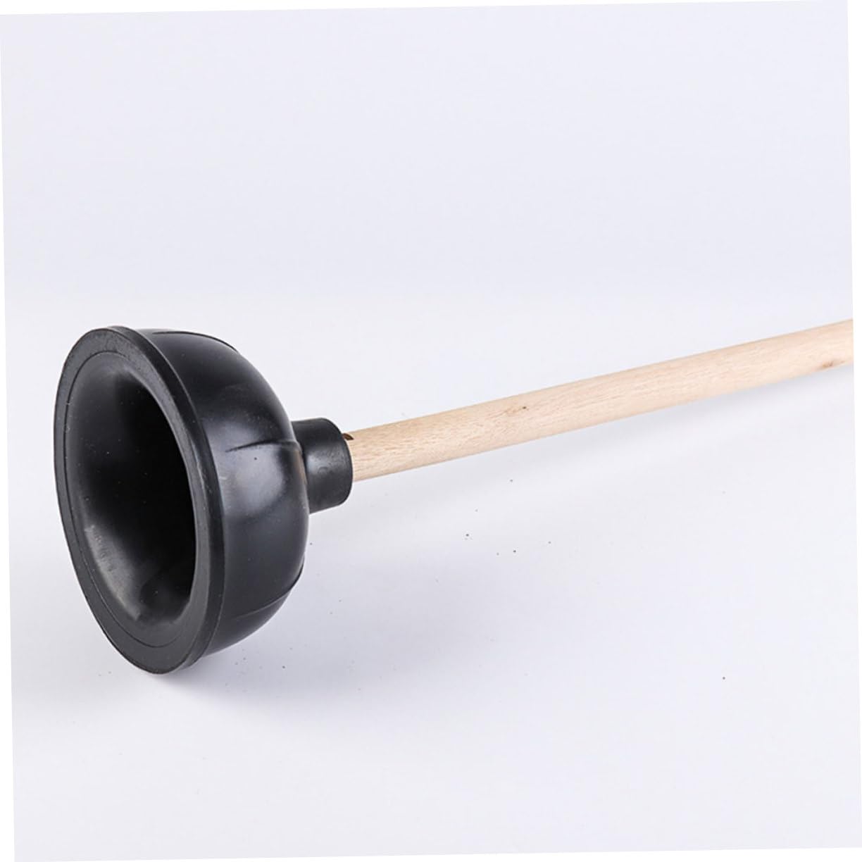 Déboucheur Wc Ménager à Ventouse Manche en Bois, Lot 2 Pièces