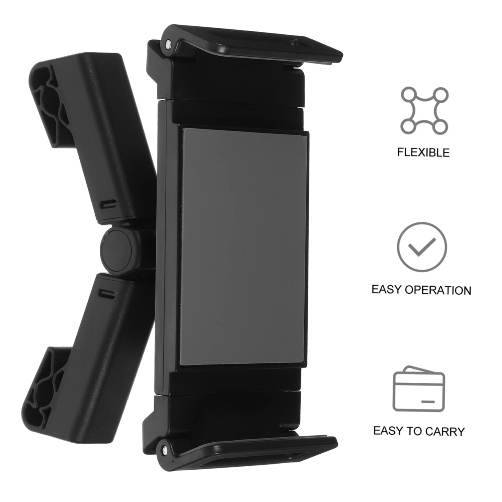 Uonlytech Car Headrest Tablet Holder Adjustable Phone Bracket for Backseat Use Compatible Tablets and Phones Rotatable Easy Installation Sturdy Material