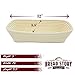 Oval Proofing Basket Set by Bread Story Oval Banneton Brotform Handmade Unbleached Natural Cane Bread Baking Kit with Cloth Liner Plus Bread Baking e-book Course size 12 x 5.5 inch