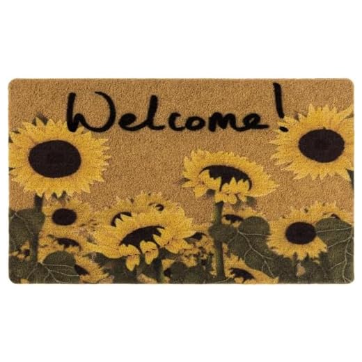 Entrance Mats Entry Matting Doormat Flower Welcome Mat Door Carpet Home Indoor and Outdoor Mats Entryway Rugs 17X30Inches
