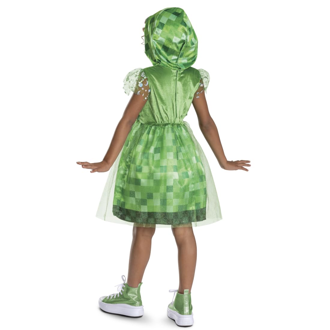 Minecraft Creeper Fancy Dress for Kids Official Licensed Dress Up for Girls Inspired Movie - Image 4