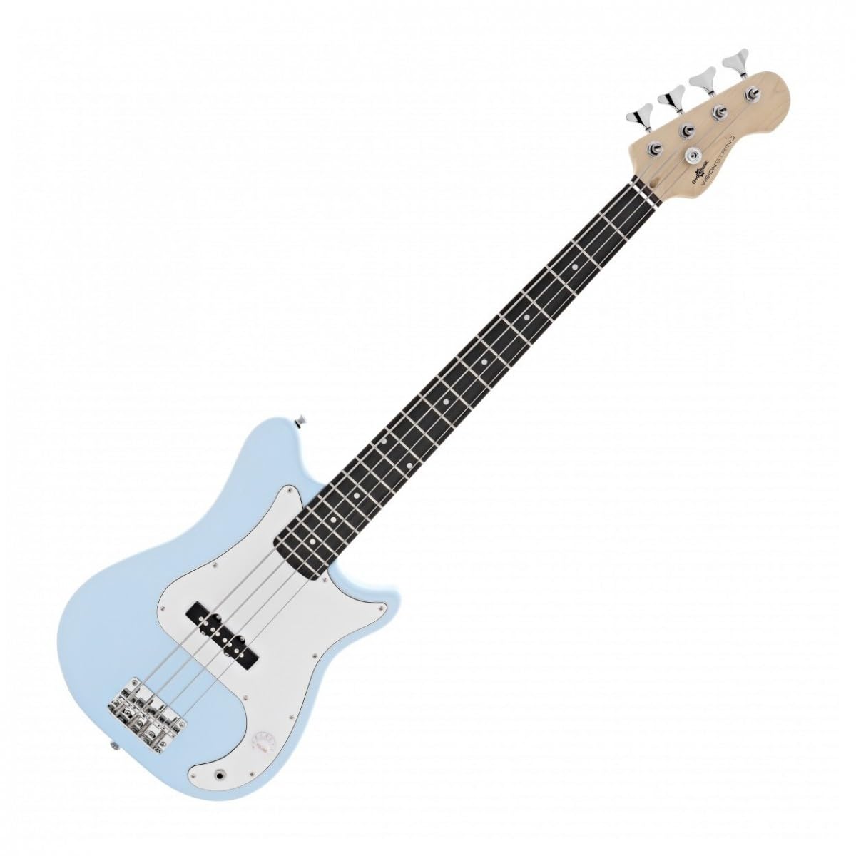 VISIONSTRING E Bass Gitarre 3/4 mit Verstärker 10W für Kinder - Elektrische Bassgitarre Set mit Gitarrentasche, Plektrum, Gurt, Stimmgerät, Kabel - Bass Guitar Gitarren Blau von Gear4music