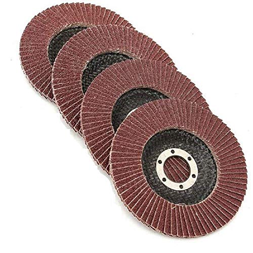 Nisorpa 03-1229 25 Pack 4.5In Flap Sanding Discs 40 Grits Aluminum Oxide Abrasive Grinding Wheels Bulk Premium Stainless Steel Grinder Disc thumb #7
