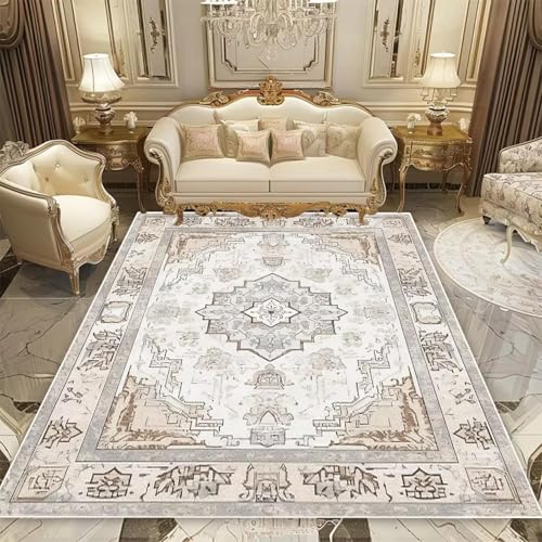 Alfombras de lujo de estilo retro con acabado premium lavable 2