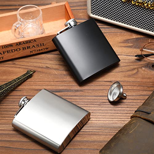 image for Meanplan 12 Pcs Stainless Steel Hip Flask for Liquor Bulk Leak Proof S