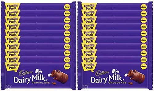 Image of Cadbury Dairy Milk Family Pack 130 Gm (Pack of 20) Bars (20 x 0.13 kg)