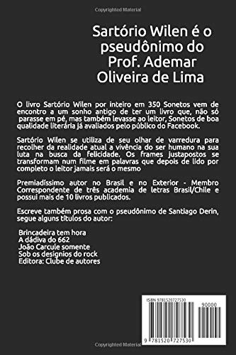 350 Sonetos: Sartório Wilen por inteiro