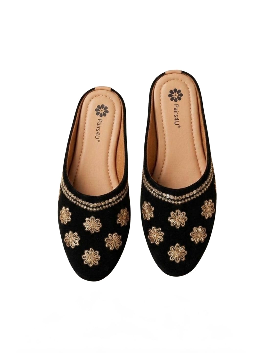 Women Embellished Embroidered Canvas Slip on Flats-picture-50