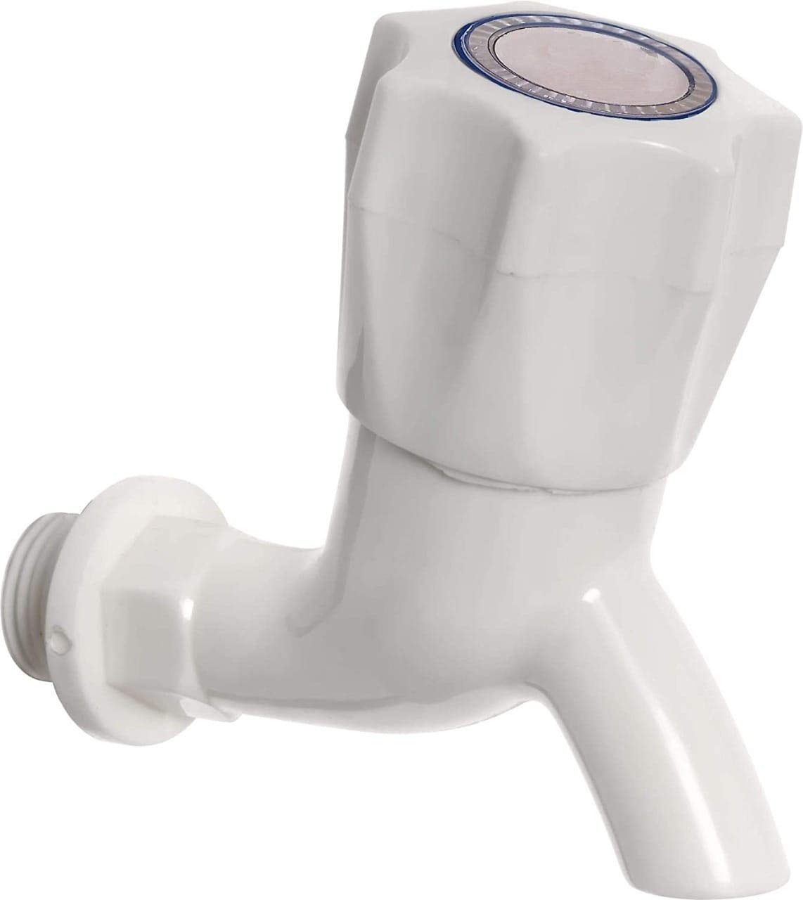 Polo White Polished PVC Plastic Bibcock Water Tap (15mm) (B08RX6TX2F) Amazon Price History, Amazon Price Tracker