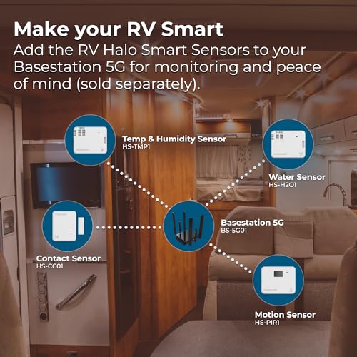 Image of Winegard Basestation 5G BS‑5G01 Indoor 5G Router Smart Hub - High‑Speed Dual Band WiFi Ethernet Starlink Compatible - Multi‑Carrier RV Connectivity - GPS Sensor Control