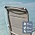 VICLLAX Swivel Patio Chairs Set of 6, Padded Lawn Metal Chair with Breathable Textilene Fabric, High Back Outdoor Dining Chairs for Outside, Sandshell Color Frame and Fabric