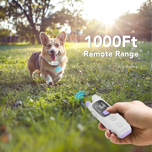 PATPET Dog Shock Collar with Remote - Waterproof Dog Training Collar for Small Medium Large Dogs with Beep, Vibration and 16 Static Levels Shock - Thumbnail 3