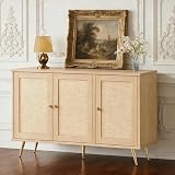 JAMFLY Rattan Sideboard Set of 2