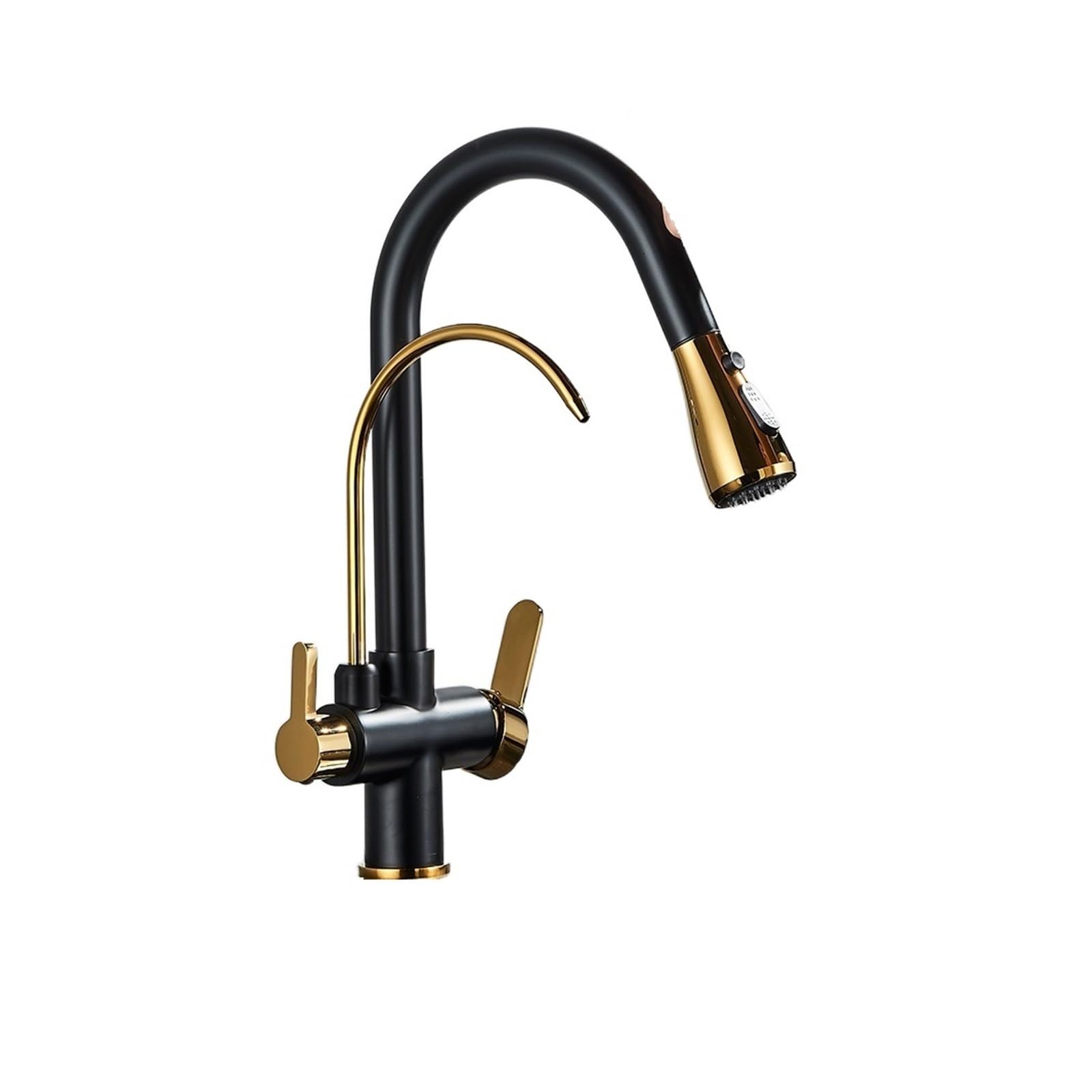 Touch Sensor Kitchen Faucet - Antique Black d Mixer Tap with Swivel Sprayer Easy Installat Filtered Water for Effortless Use - Modern Design for Home & Kitchen