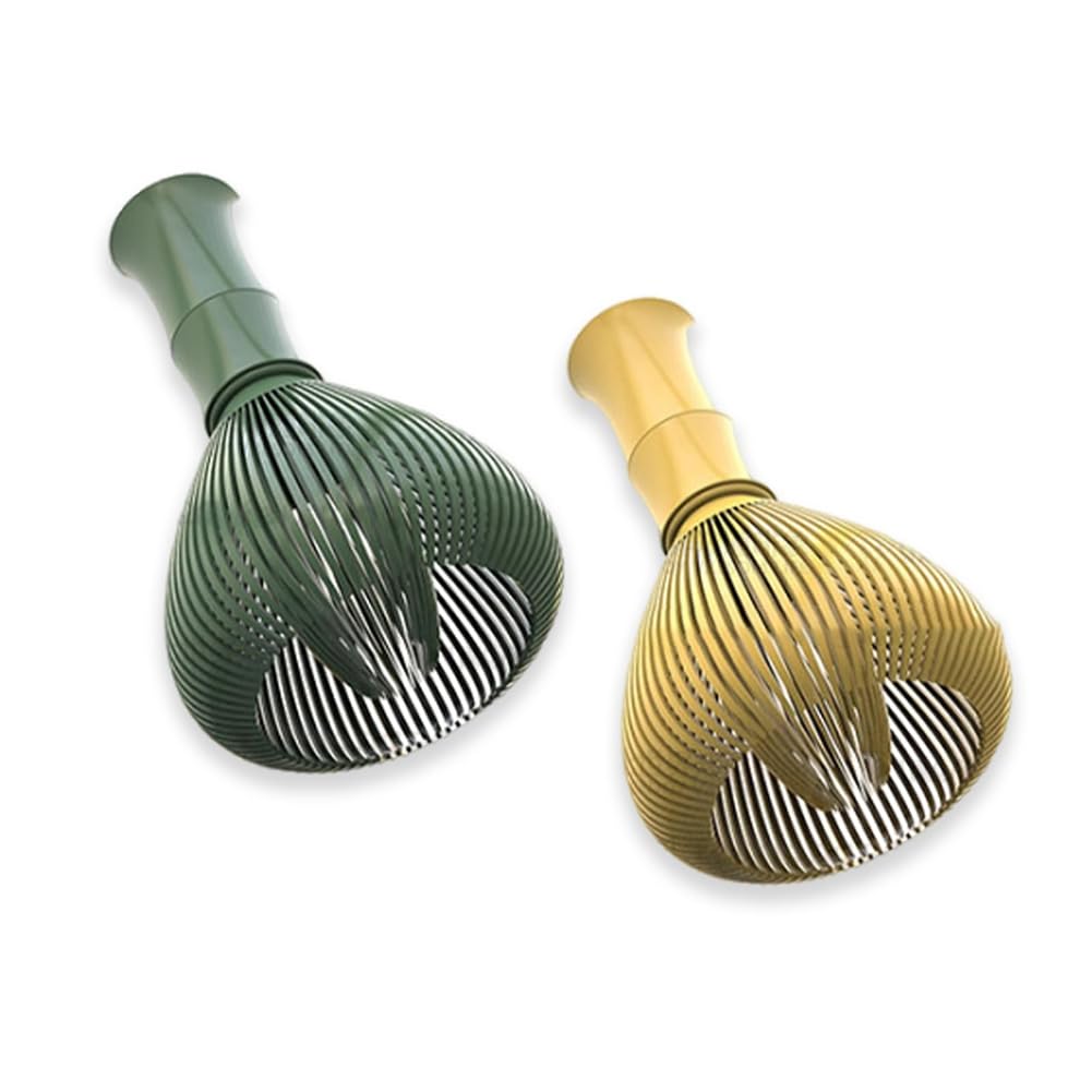 CTRLZS 2PCS Matcha Whisk Resin Matcha Whisk Chasen Brush Food Grade for Matcha Green Tea
