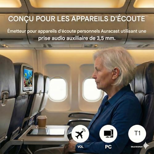Transmetteur Bluetooth Qualcomm Avantree Voyager HA avec écran de contrôle de volume - 2