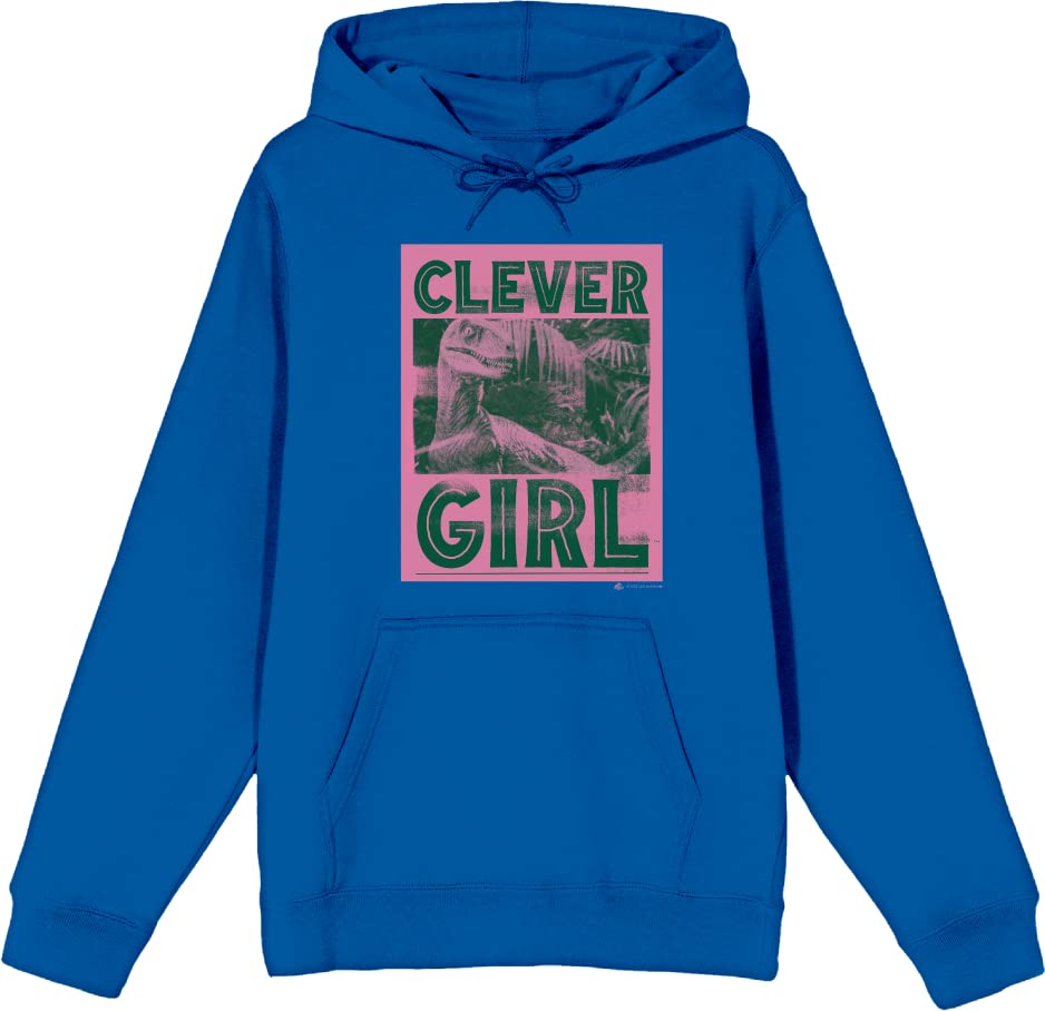 Bioworld Jurassic Park Full Sleeve Blue Hoodie