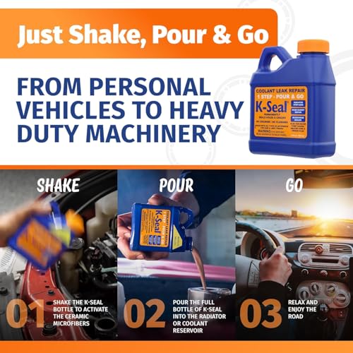 image for K-Seal ST5501 Multi-Purpose One Step Permanent Coolant Leak Repair, 8o