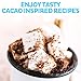 SUPERWELL Organic Cacao Powder - Cocoa Powder (15 Oz / 85 Servings) | Sugar Free | All Natural | Low Carb - Keto Chocolate | Cacao Premium Superfood | Anti-Aging