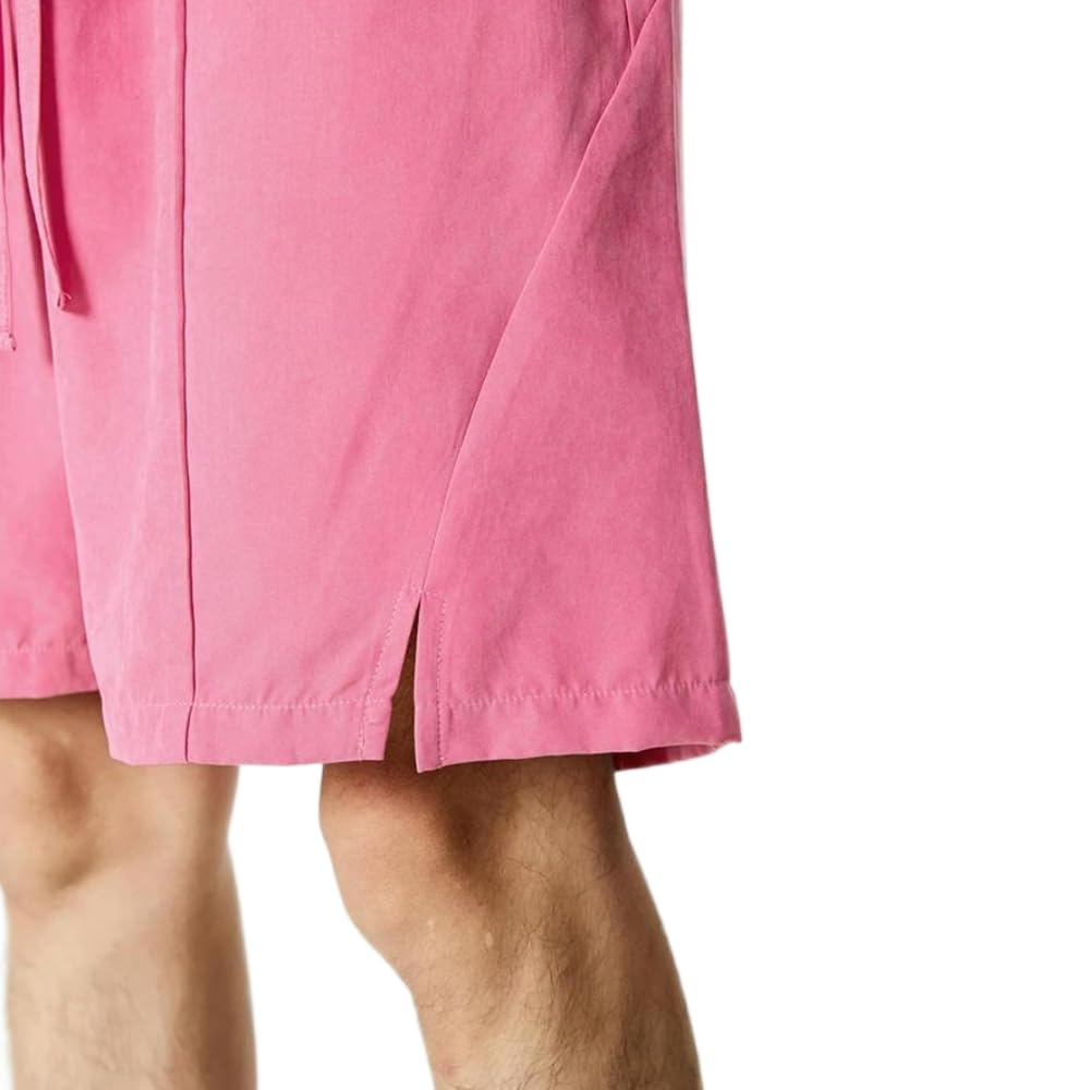 JJDFW - Pantalones cortos de verano para hombre, 160 g/m², unisex, impermeables, de secado rápido, para deportes, playa, ropa de calle, Morado (, M