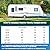 HAHASOLE Travel Trailer RV Cover, 900D Oxford Top, 22'-24' Extra Thick 7 Layers Waterproof RV Cover, Windproof Camper Cover with Zippered Door, Tongue Jack Cover, Gutter Cover, Tire Cover, Straps