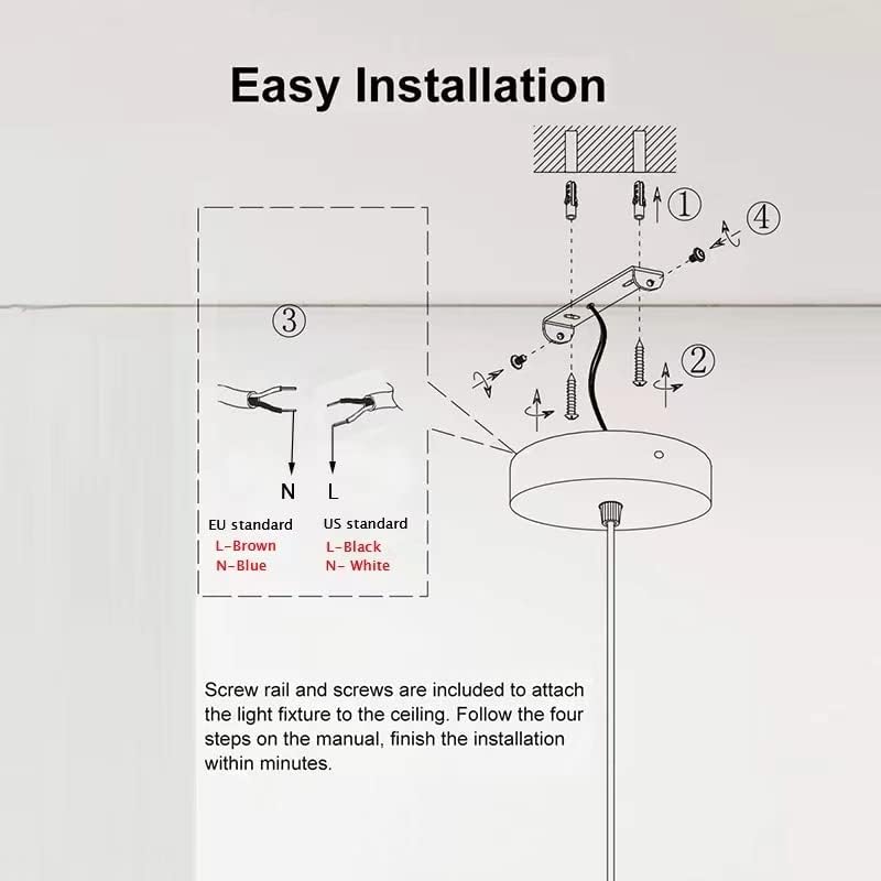 Sevenpers Pendant Light Fitting, E27 Metal Ceiling Rose Light Fitting with Lamp Holder, Black Industrial Style Ceiling Pendant Fitting Set with 1M Cable,1 Pack
