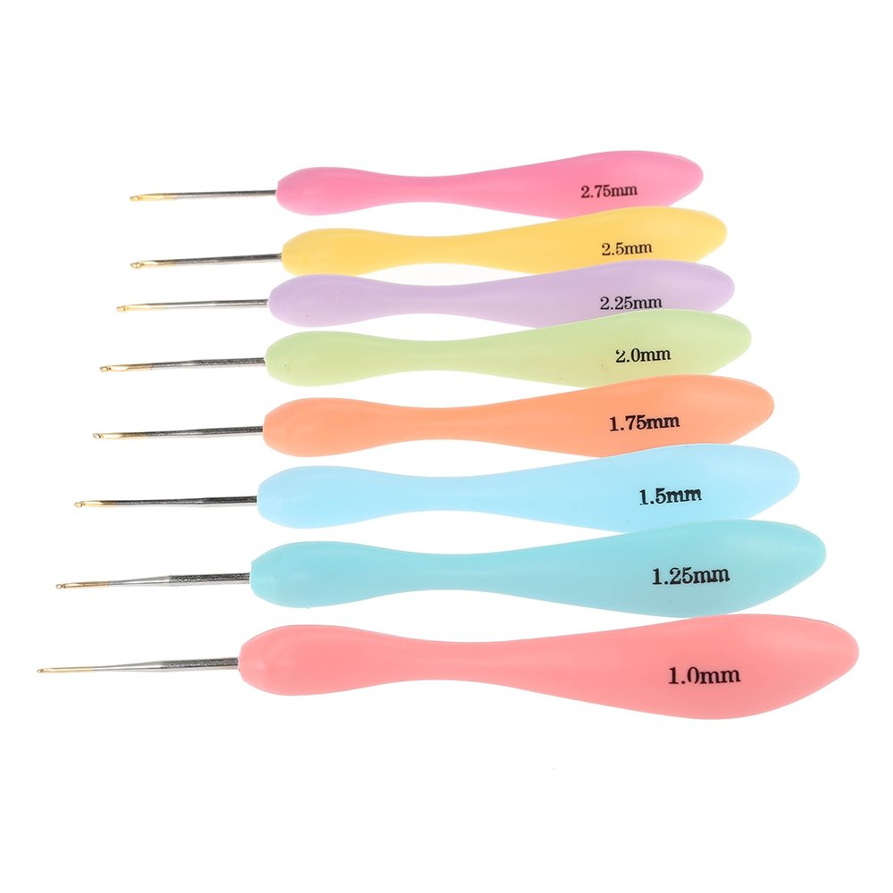 Large Handle Crochet Hooks Weave Tool 8 Units