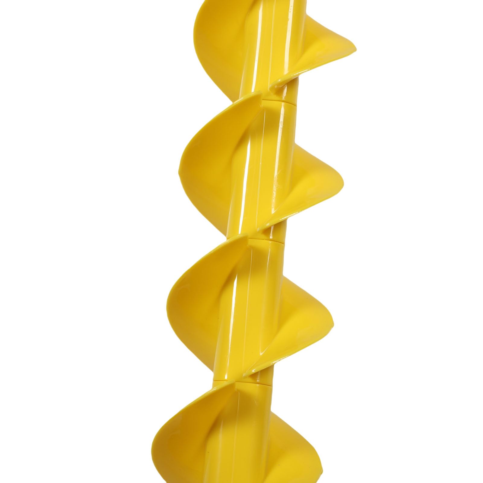 Tarière à glace électrique sans fil en nylon, foret léger résistant aux chocs pour les amateurs de forage de glace jaune