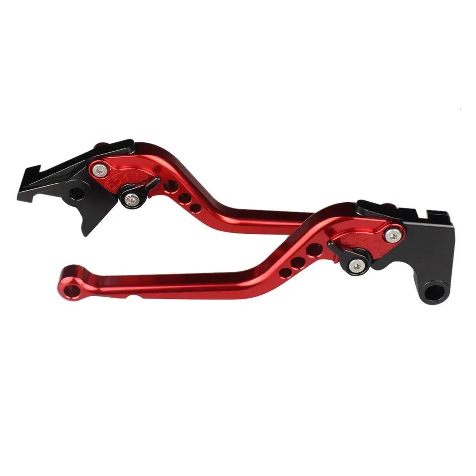 ERUEUBGRM Motorcycle Adjustable Brake Clutch Levers For CBR500R CB500F CB500X CB 500 F X CBR 500R 2013-2019 Brake Clutch(Long Red)