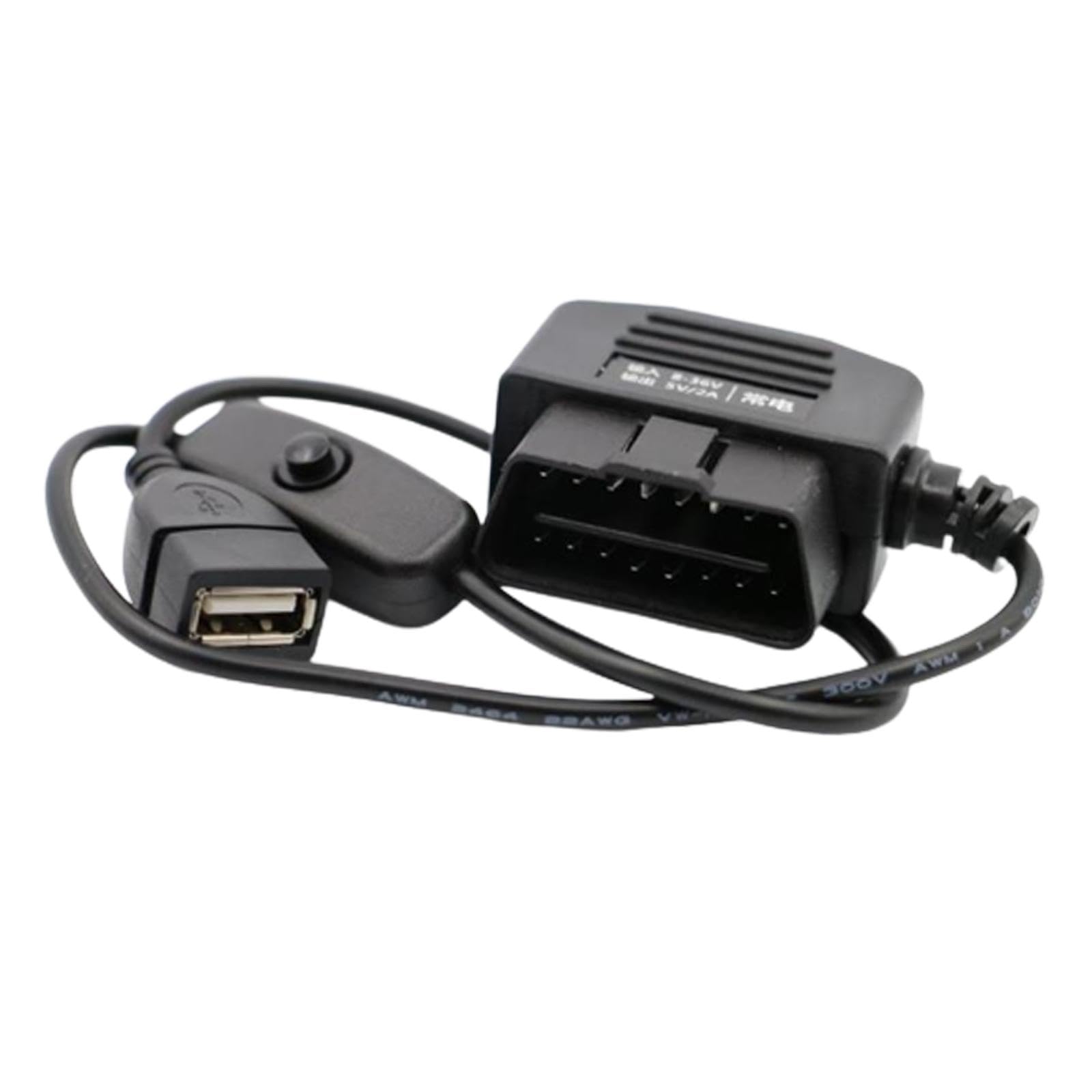 CALANDIS® OBD Hardwire Kit Mini Two Mode 5V OBD Power Cable for Dash Cam Camcorder-image-31