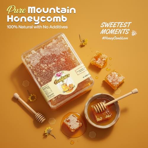 Bonjour Raw Honeycomb miel cruda con panal 16oz miniatura 5
