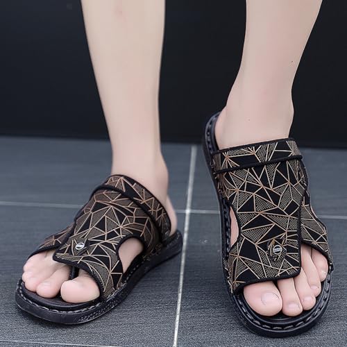 Summer Men's Beach Sandals With Orthopedic Bunion Corrector,Stylish Comfortable Hallux Valgus Flip Flops,Non-Slip Plantar Fasciitis Slippers2