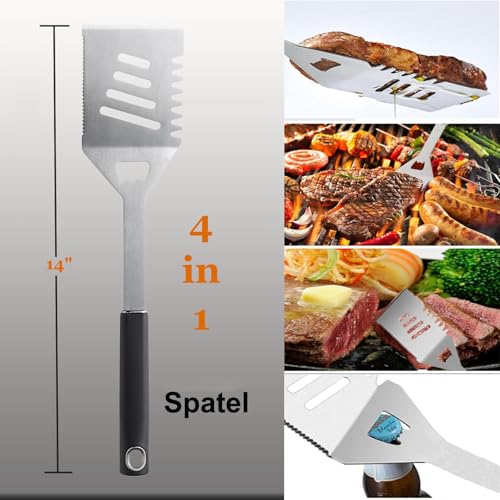 Set de 5 piezas para parrilla en acero inoxidable miniatura 2