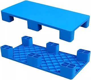 Paletas De Plástico, Peldaños De Plataforma - 2204lbs Capacidad De Carga Estática - A Prueba De Humedad Almacenaje, Para Supermercado, Oficina, Almacén, Residencial, 1 Paquete ( Color : Azul , Tamaño