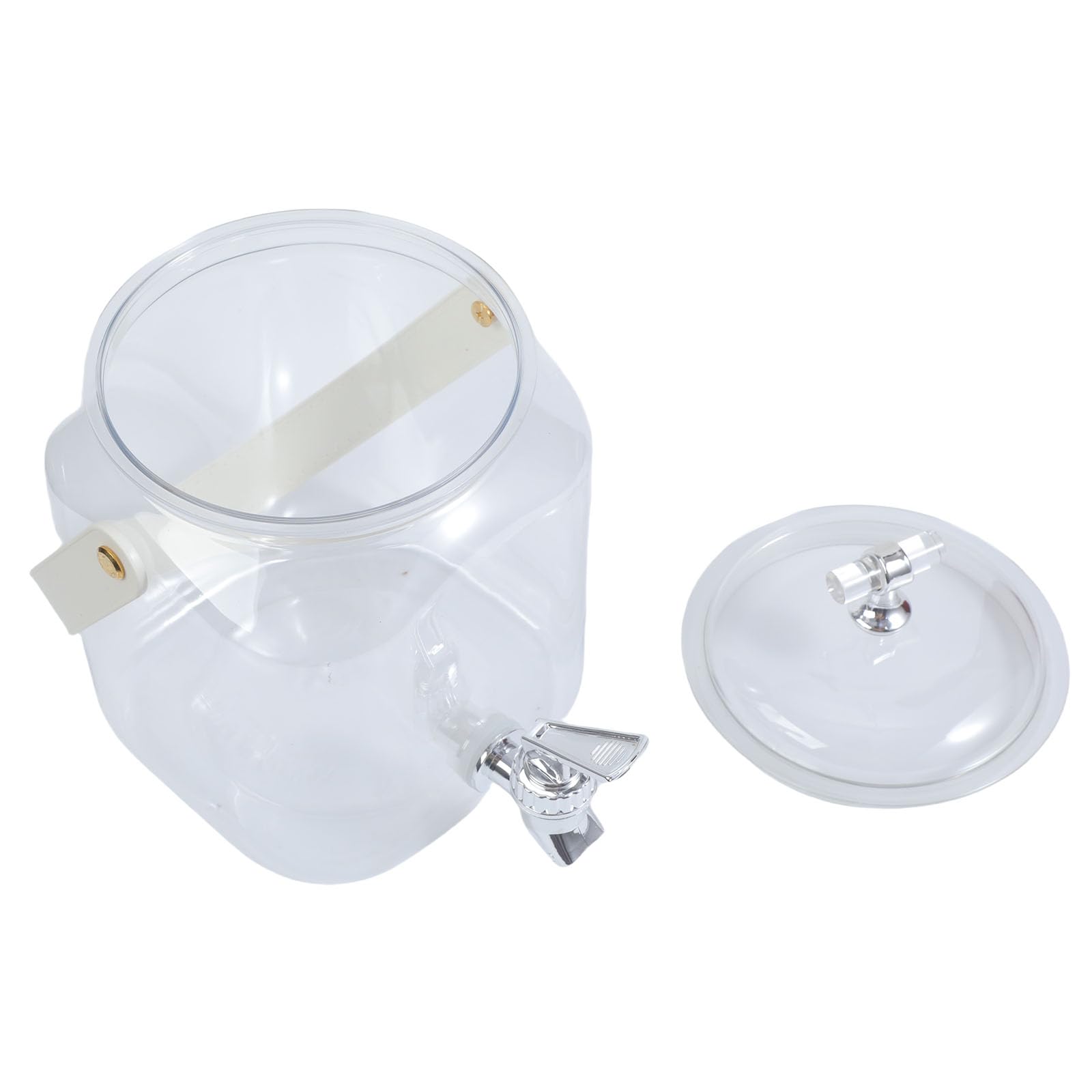 Dispensador de bebidas para barbacoa al aire libre, resistente a fugas, mango ergonómico, jarra de agua eficiente, dispensador de bebidas de fiesta de gran capacidad con tapa