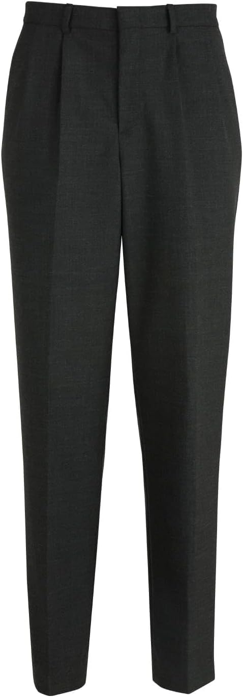 Edwards Garment MENS PLEATED FRONT POLY/WOOL PANT