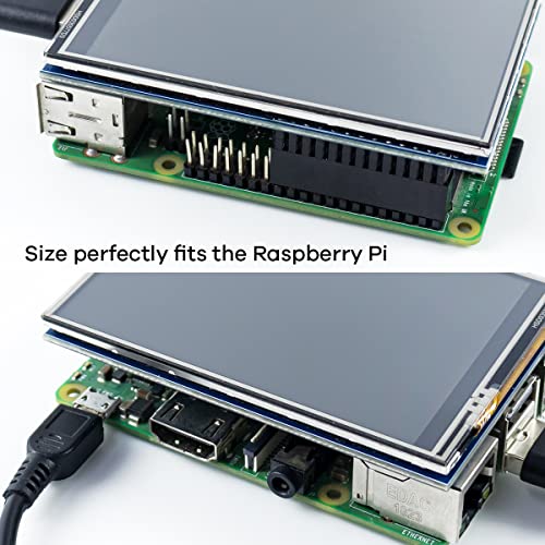 Image of Hosyond 3.5 Inch 480x320 Touch Screen TFT LCD SPI Display Panel for Raspberry Pi B, B+, 2B, 3B, 3B+,4B, 5