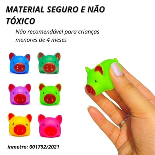 Europio - Kit Vinil Porquinhos Brinquedos De Bebê Para Banho