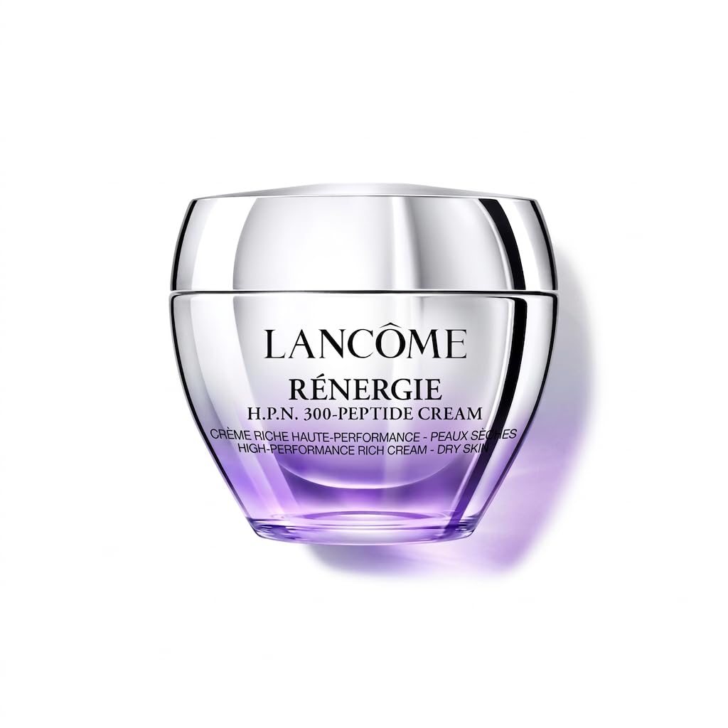 Lancôme Rénergie H.P.N. 300-Peptide Rich Cream, reichhaltige Anti-Aging-Creme mit Hyaluronsäure und 300 Peptiden für trockene und sehr trockene Haut, 50ml