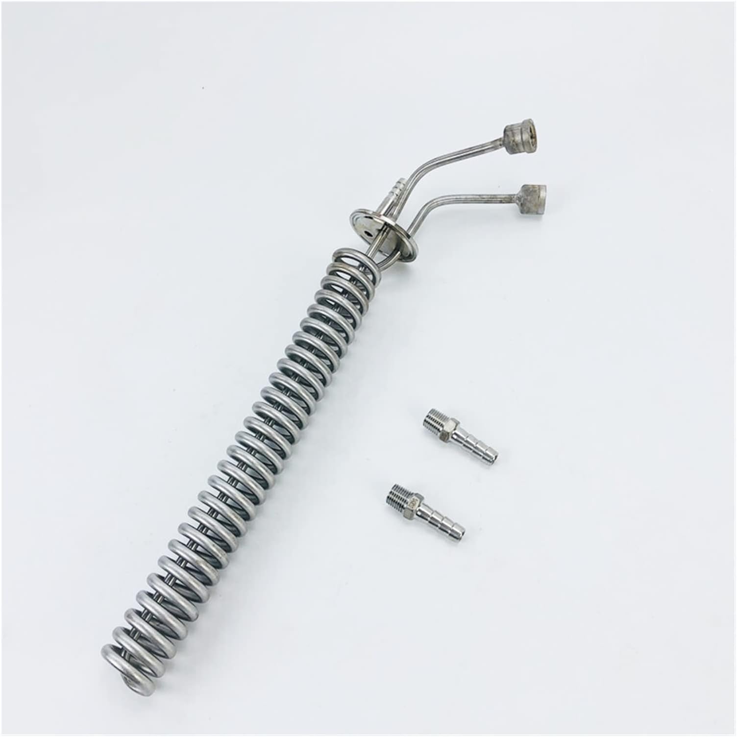 TEMSOOM 1.5" Tri-clamp Sanitary Dephlegmator/Distillation Condenser, Pipe OD 6mm,Lenght 295mm,Reflux,Dimroth,Stainless Steel 304