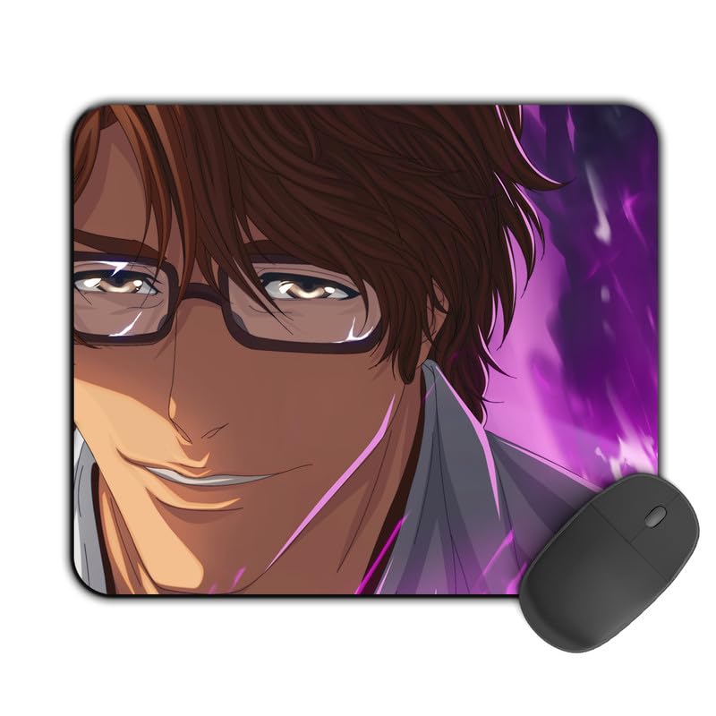 Image of Printed Designer Mouse Pad Aizen Face (200MM X 240 X 3MM) Enhance Gaming and Work Performance Comfortable and Precise Non-Slip Water Proof Bleach Mouse Pad.
