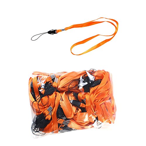 50 Pezzi Arancione Lanyard per Portabadge LO001