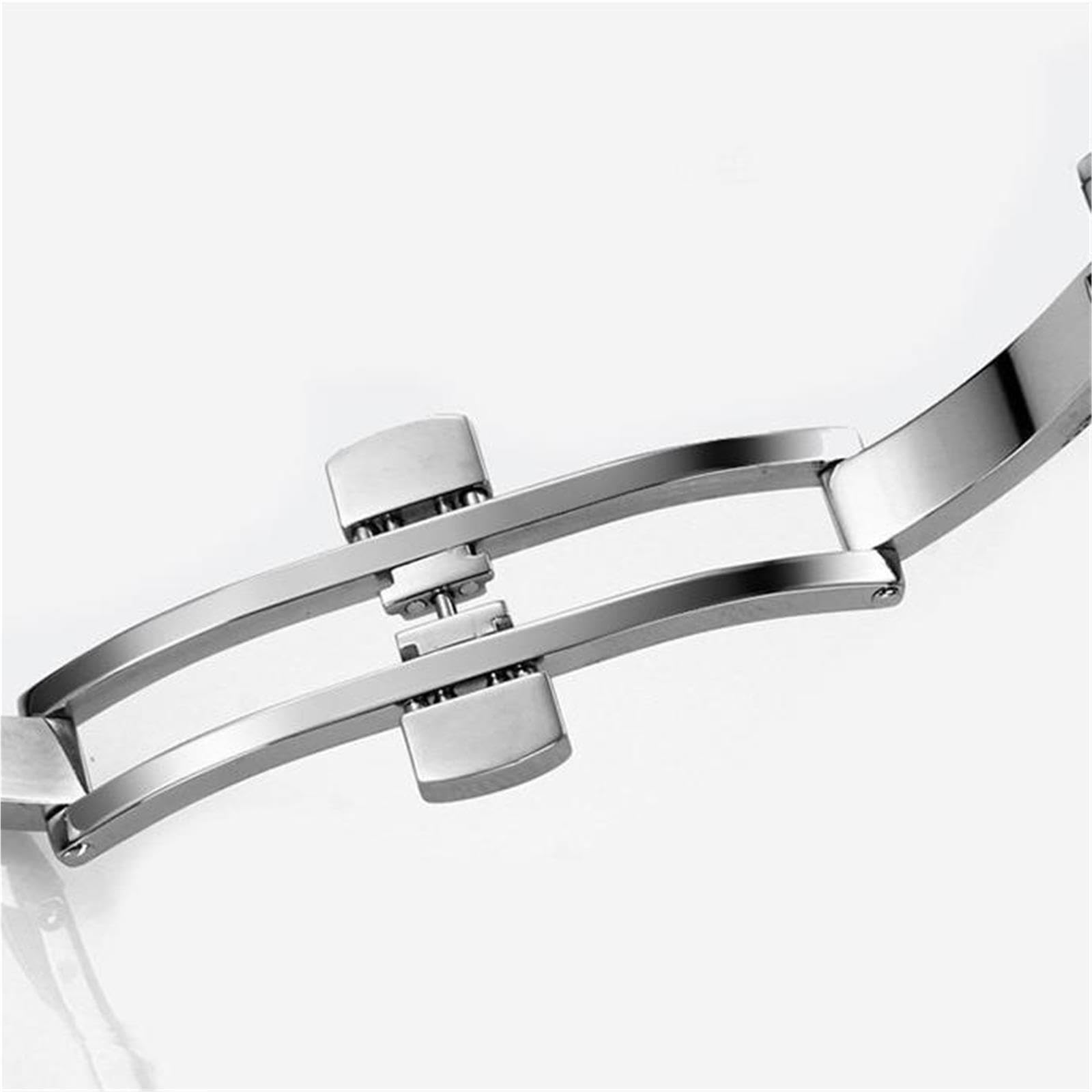 Cinturino universale per orologio Cinturino di ricambio for orologio da uomo in acciaio inossidabile, accessorio sportivo casual e confortevole 12 13 16 18 20 mm
